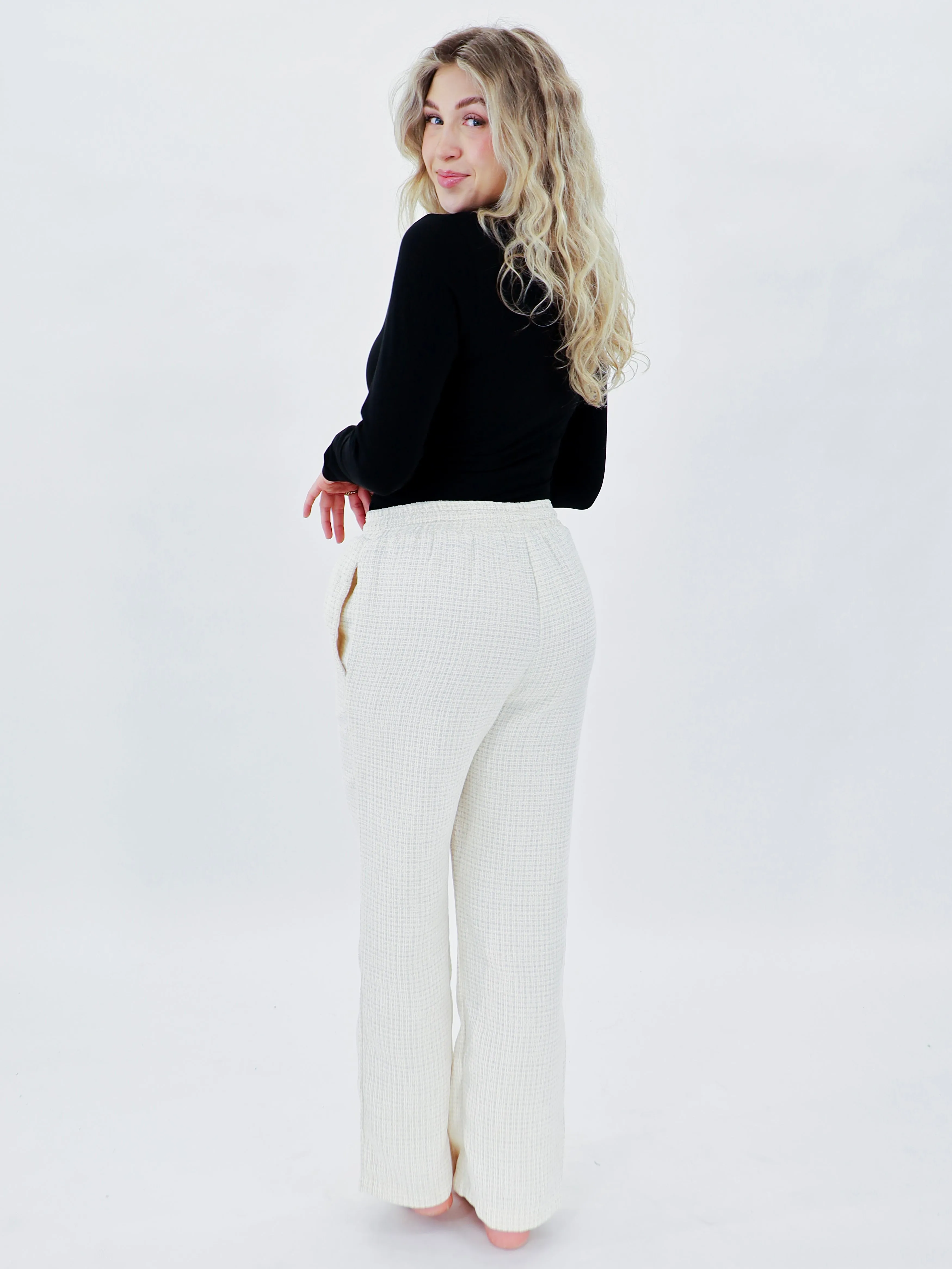 A Tweed Moment Lounge Pant