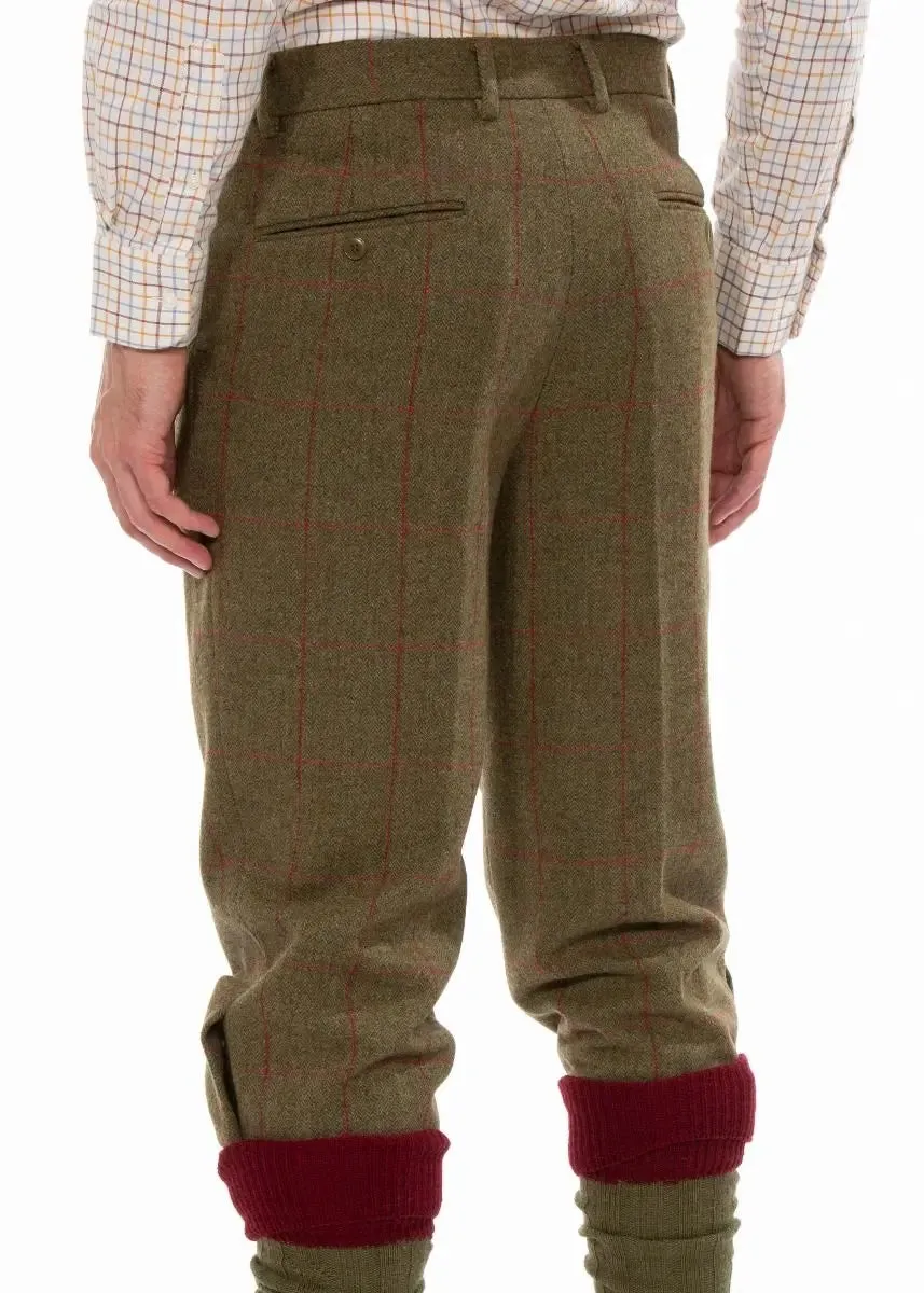 ALAN PAINE Combrook Mens Tweed Shooting Breeks - Sage