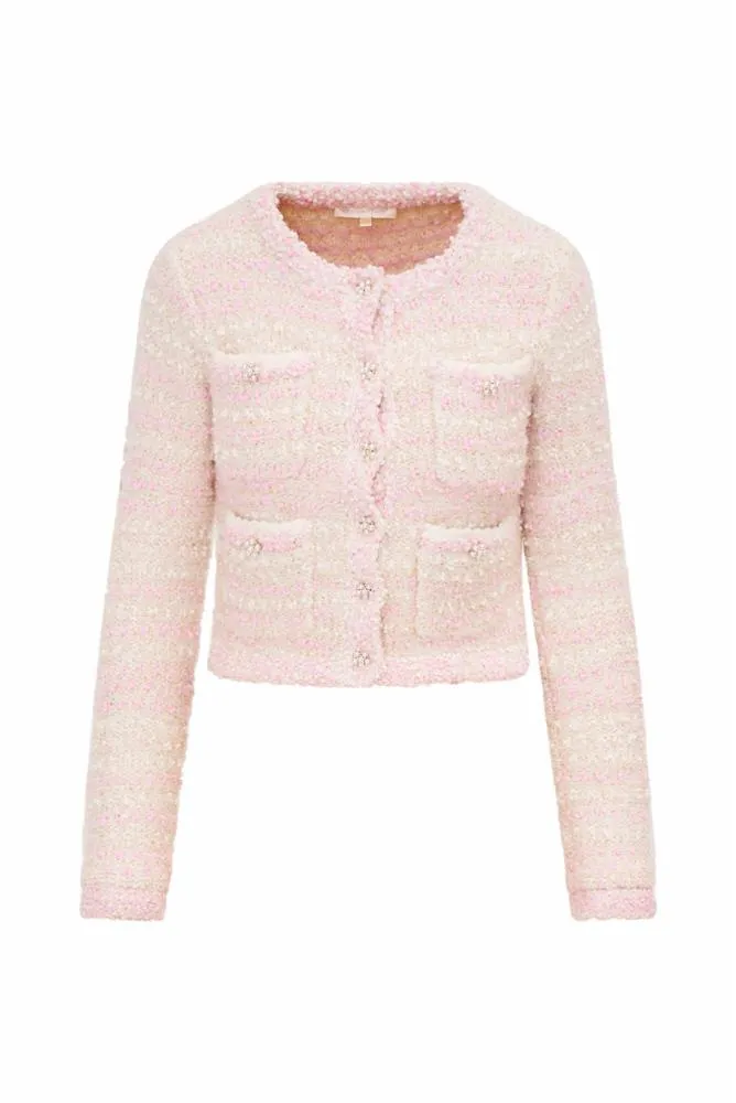 Blanca Cardigan - Vanilla Blush [LoveShackFancy]