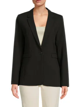 Blazer with one button Dkny, black