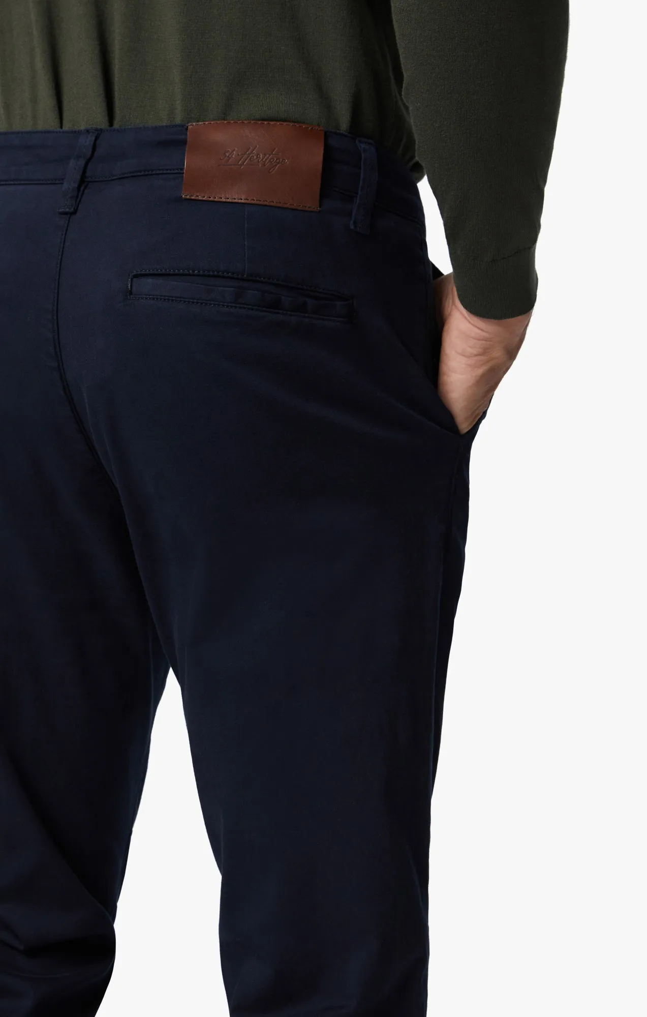 Charisma Relaxed Straight Chino In Navy Twill