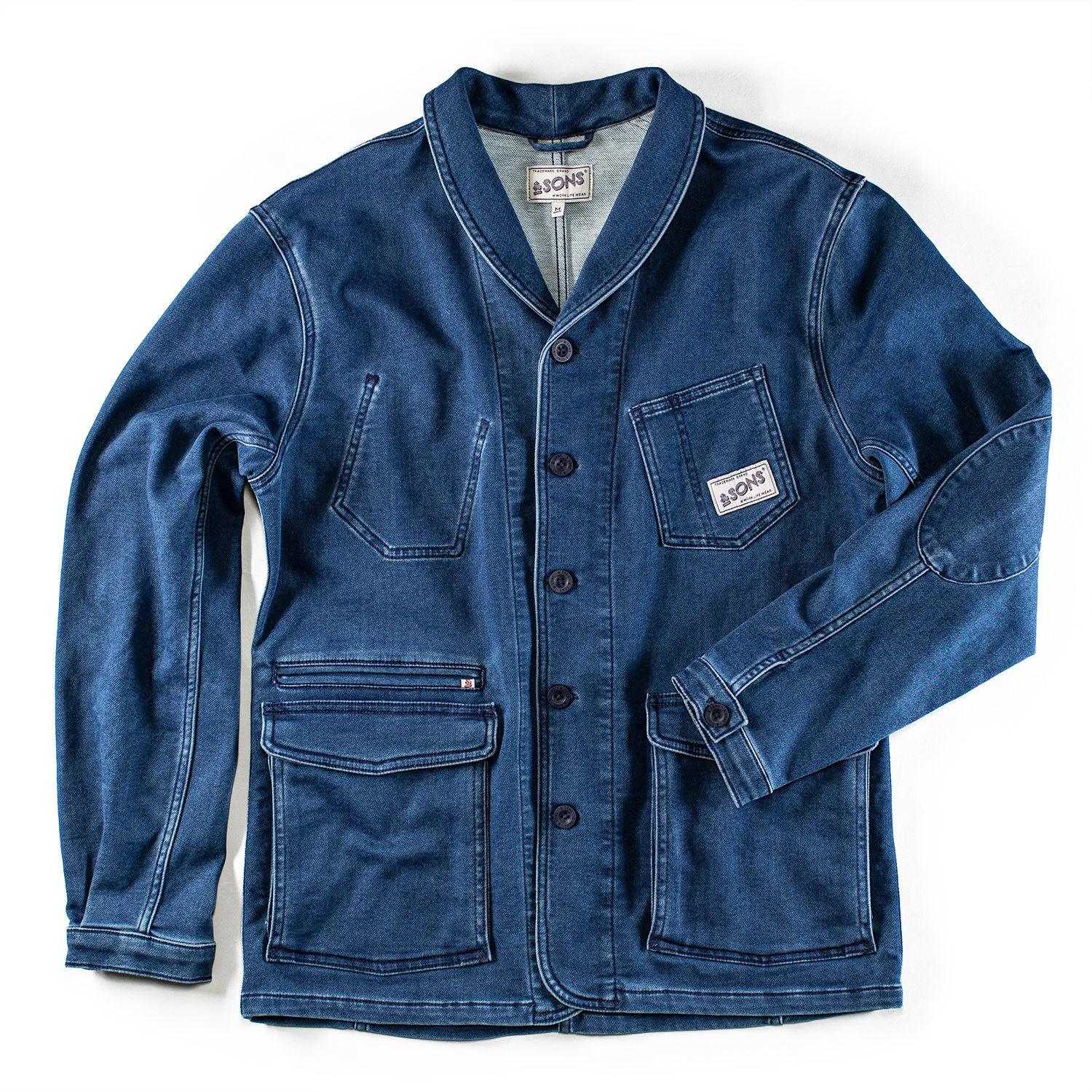 Crafter Indigo Wash Chore Jacket