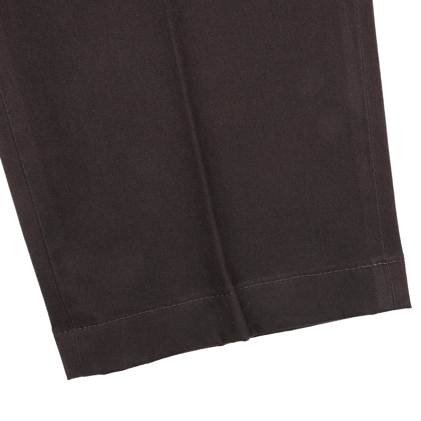 Dark Brown Cotton Stretch Regular Fit Chinos