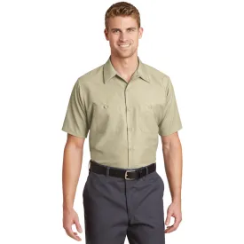 Industrial Work Shirt Short Sleeve - Light Tan