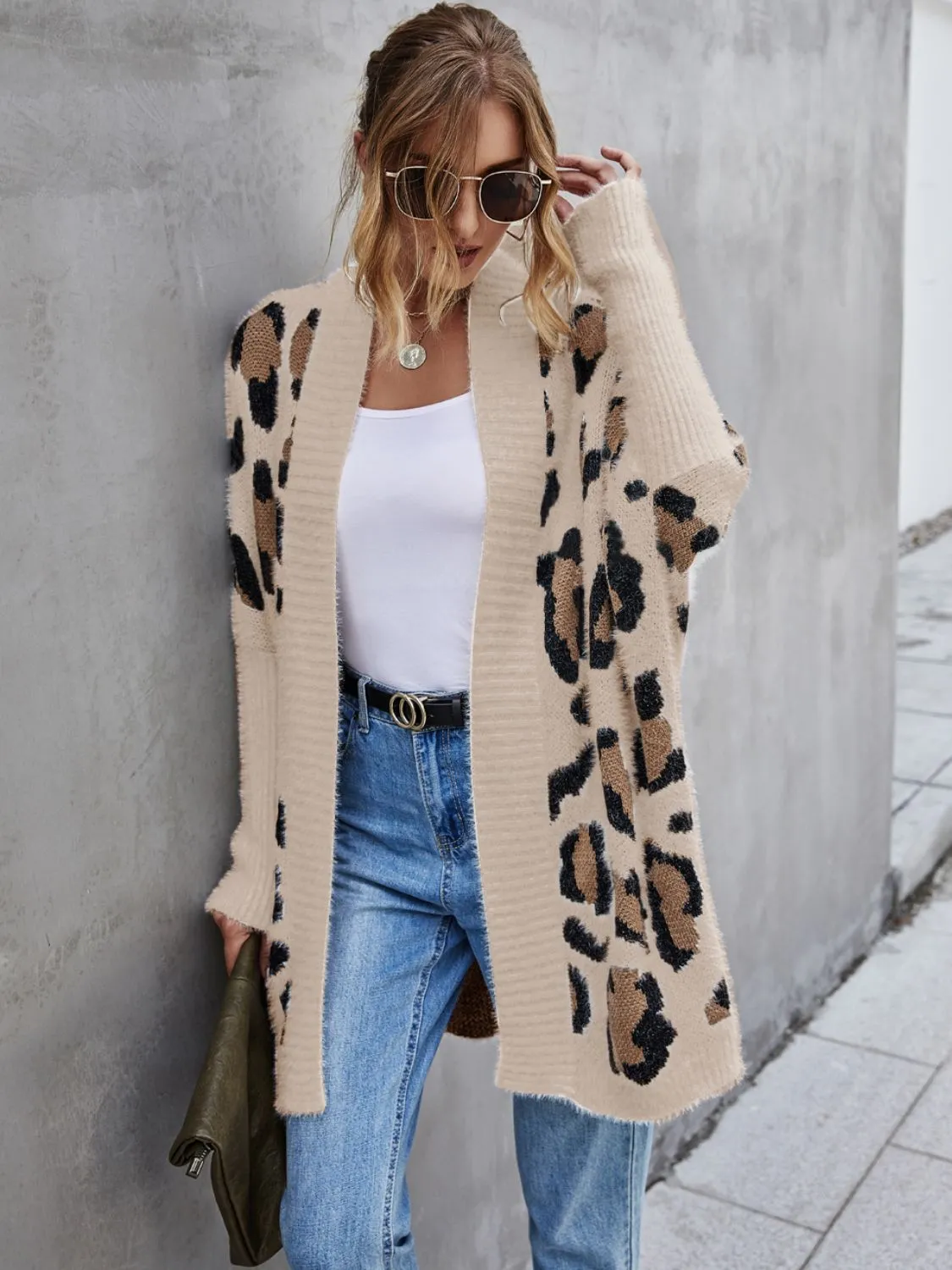 Leopard Fuzzy Cardigan - 3 Colors