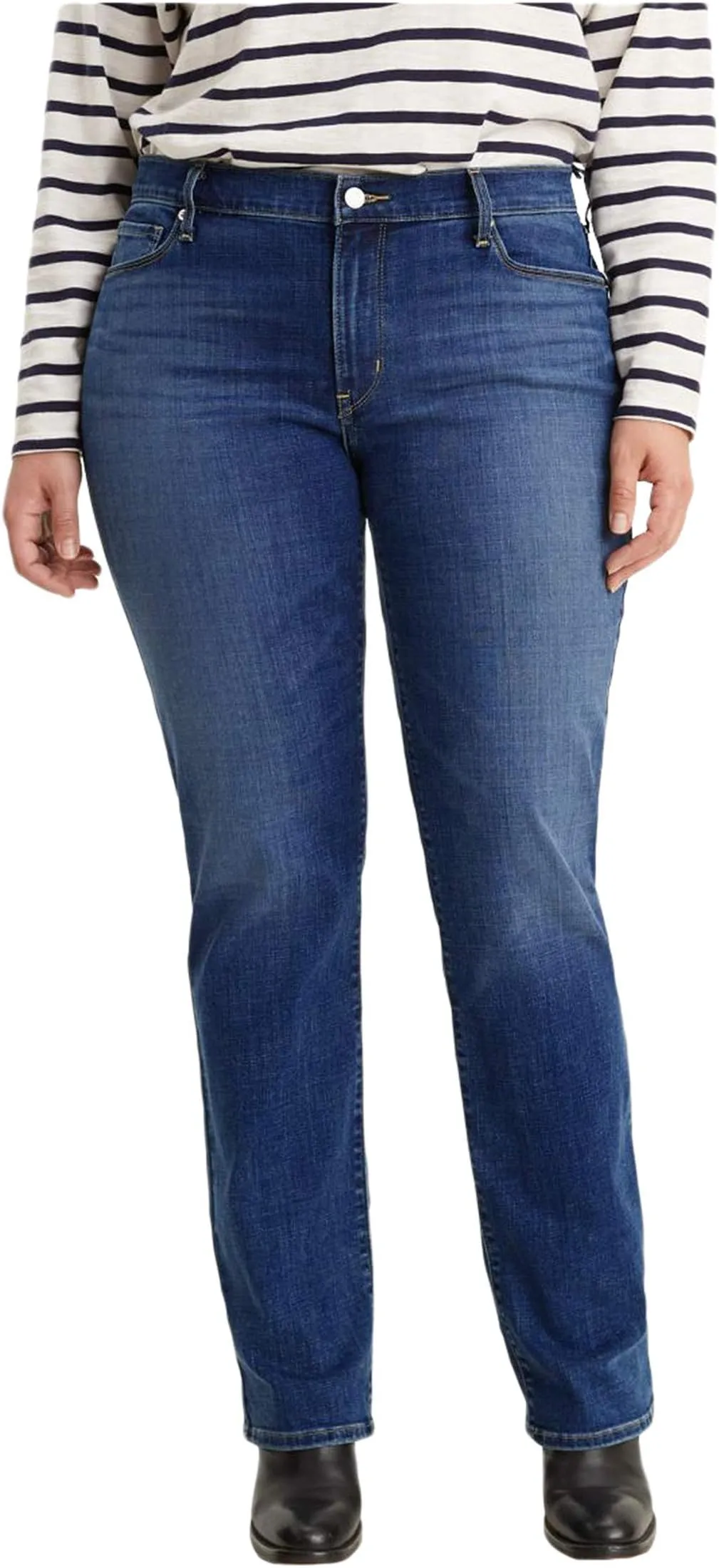 Levi's 414 Classic Straight Jeans in Lapis Dark Horse