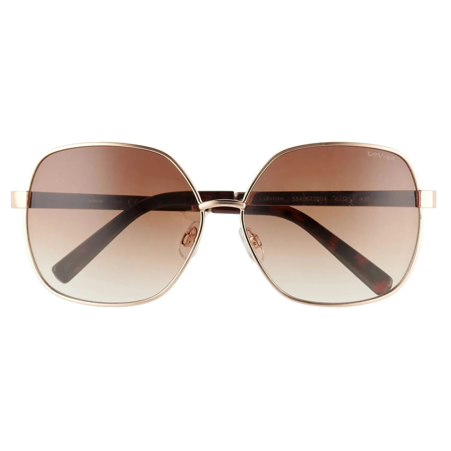 Levi's Women's Square Metal Sunglasses 62mm Levi's