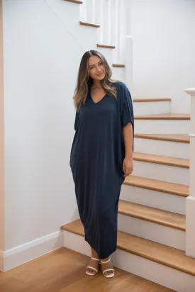 Maxi Miracle Dress | Navy