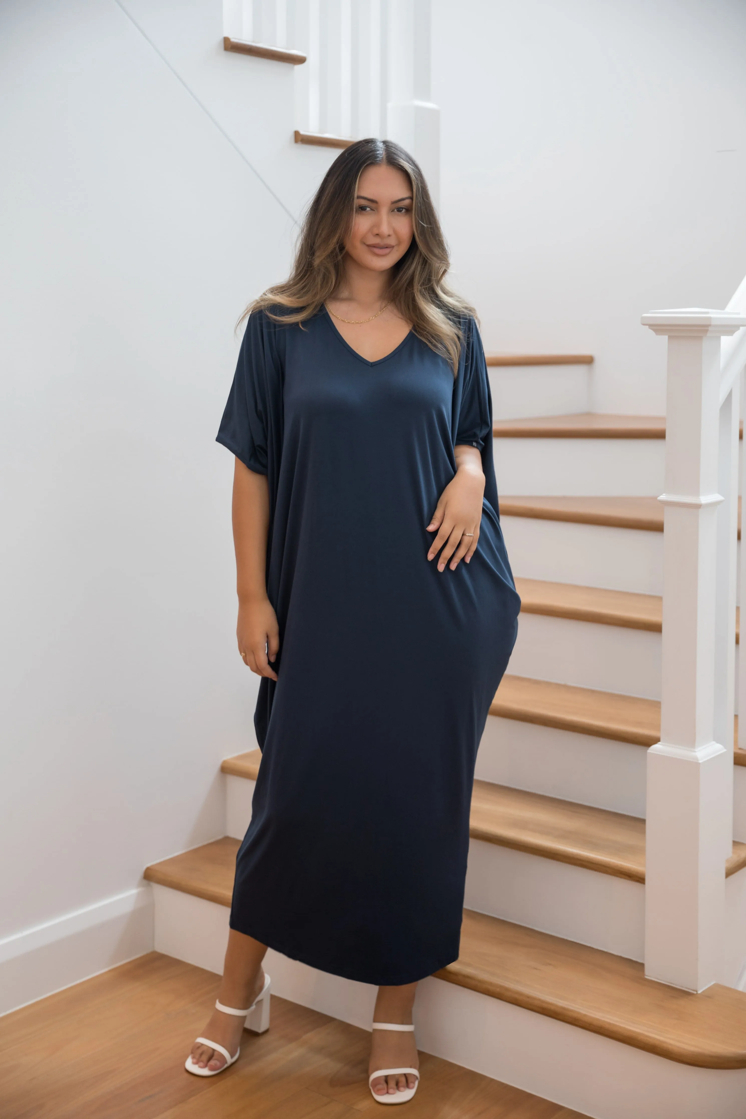 Maxi Miracle Dress | Navy