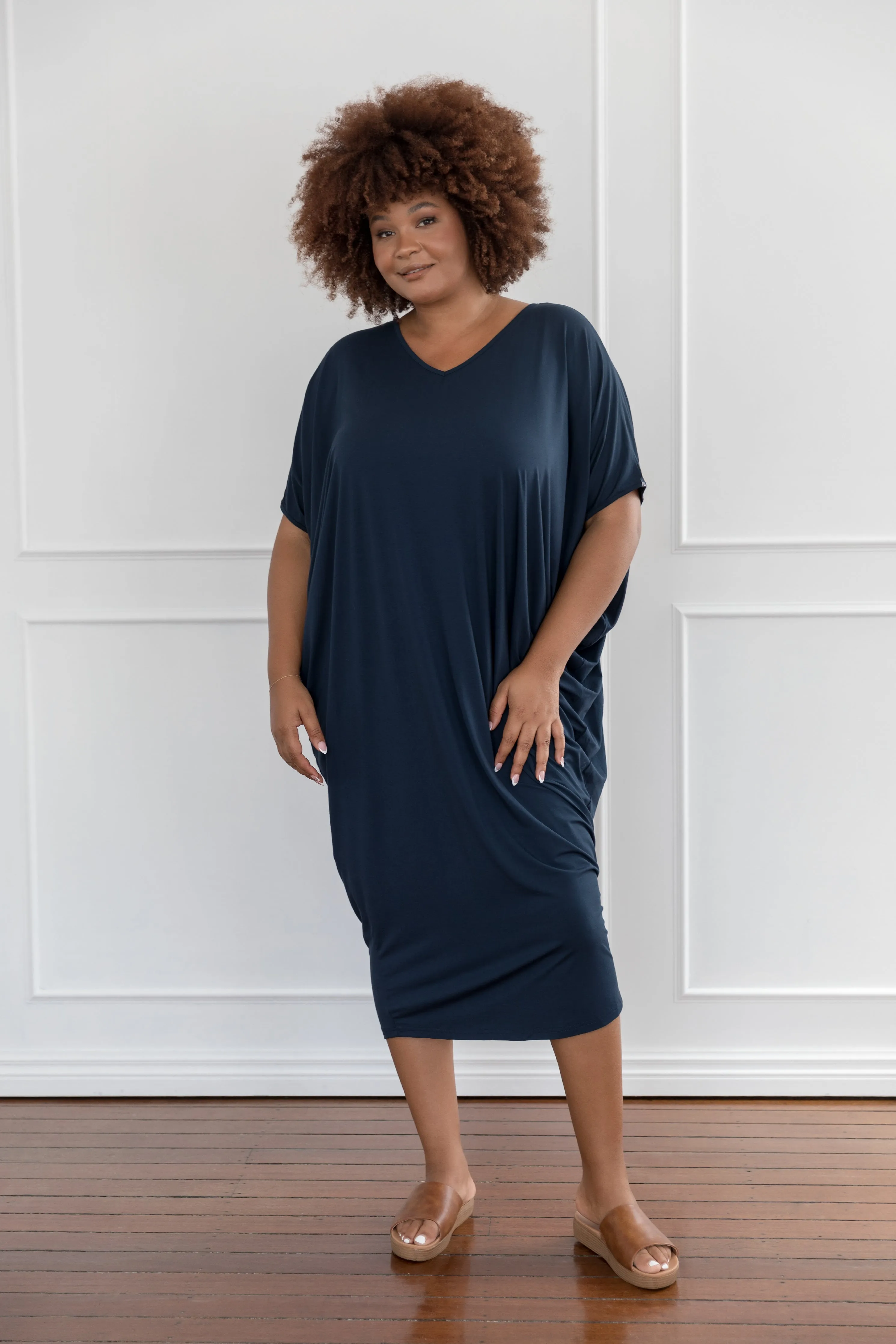 Maxi Miracle Dress | Navy