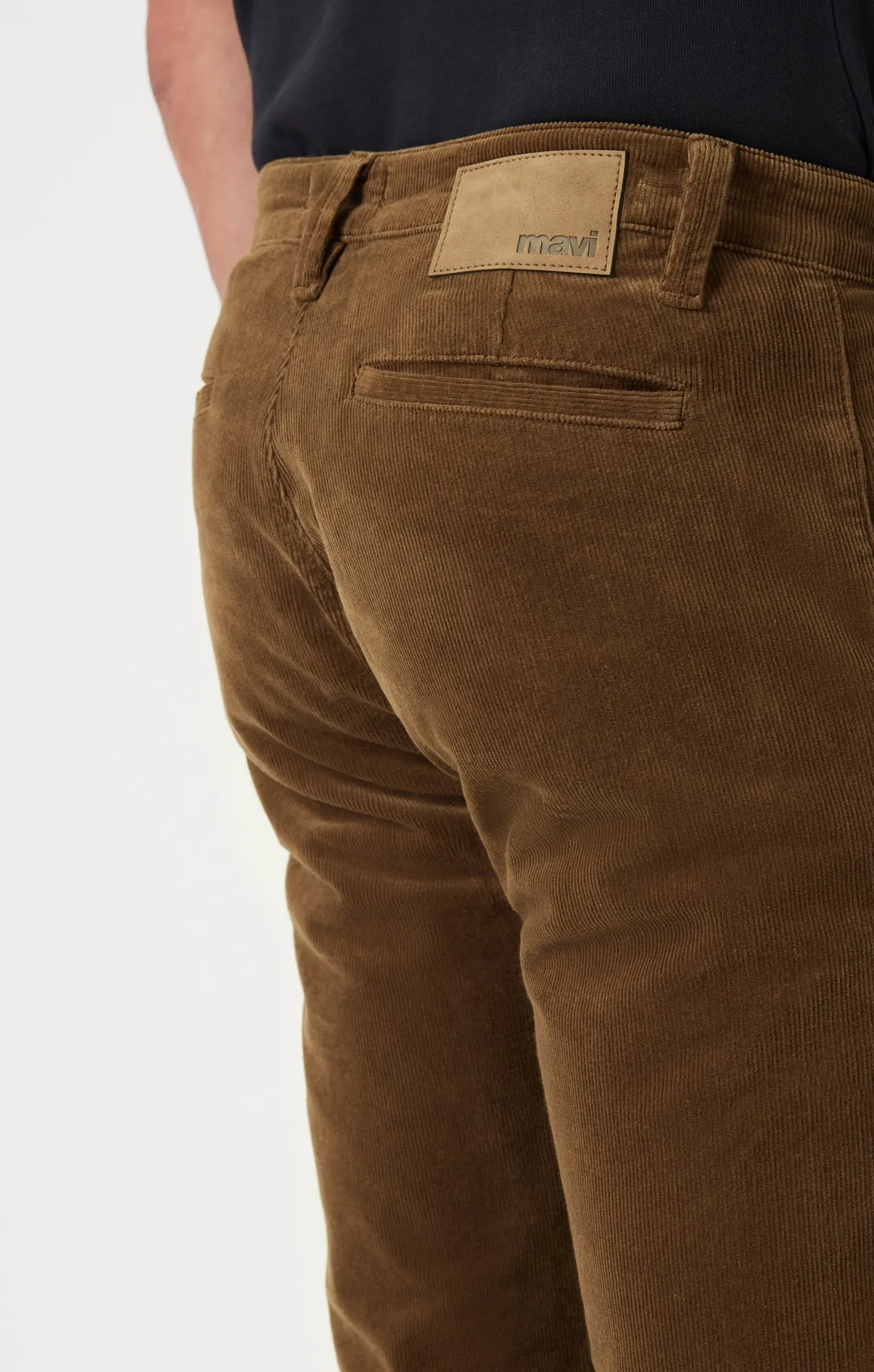 MILTON SLIM STRAIGHT CHINO IN TEDDY CORD