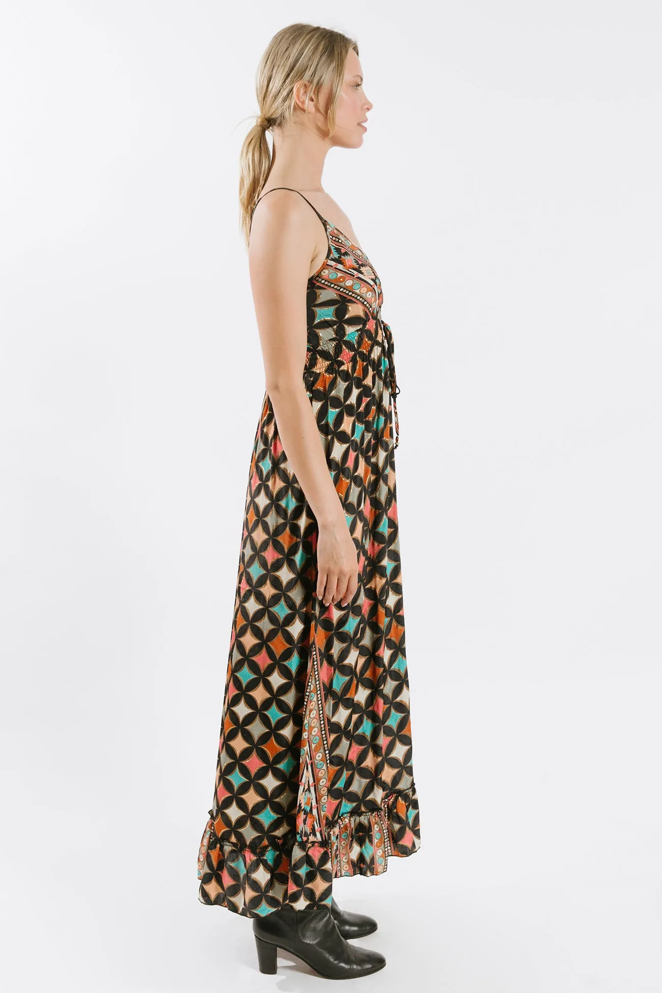 Nahar Spaghetti Maxi Dress