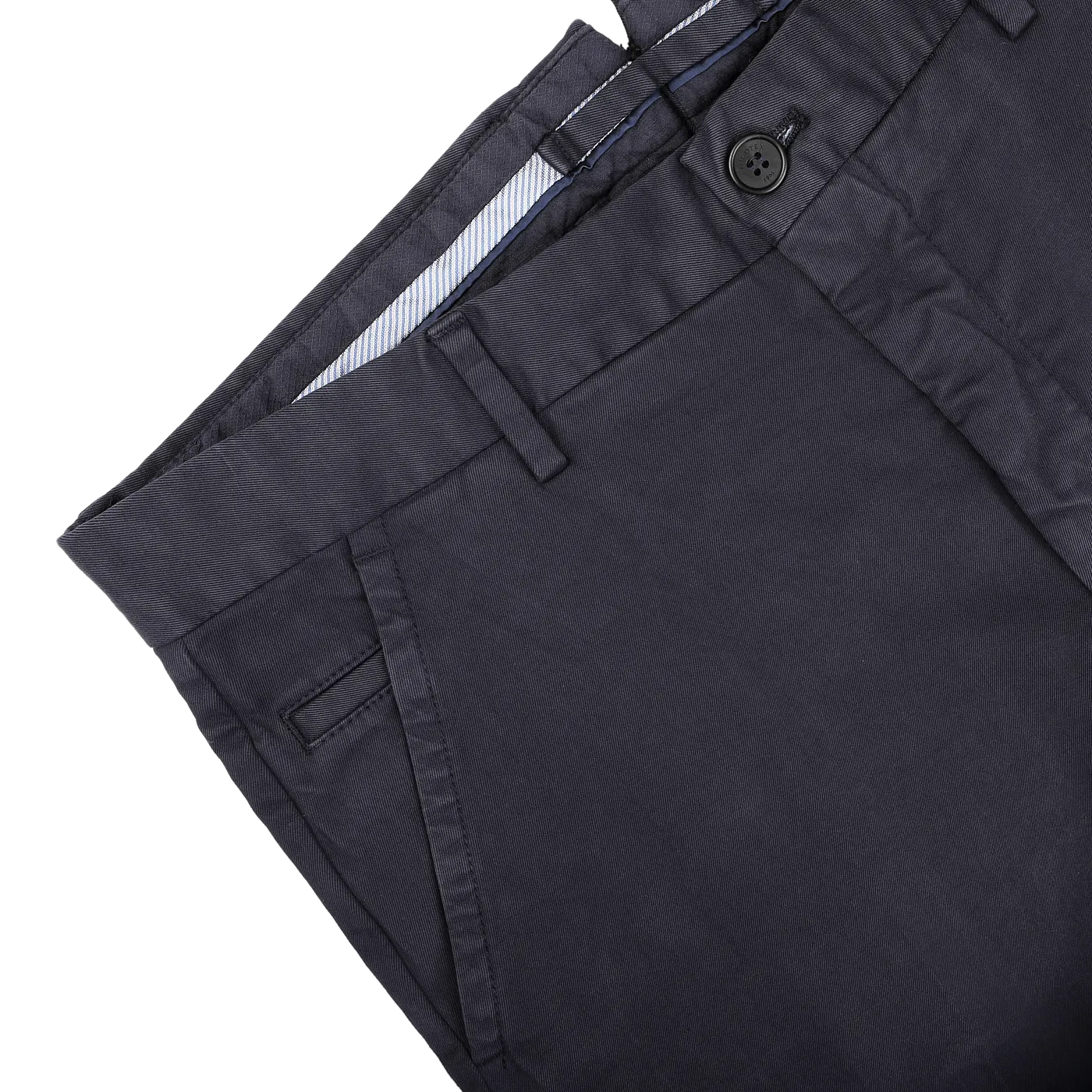 Navy Blue Cotton Stretch Model 8 Chinos