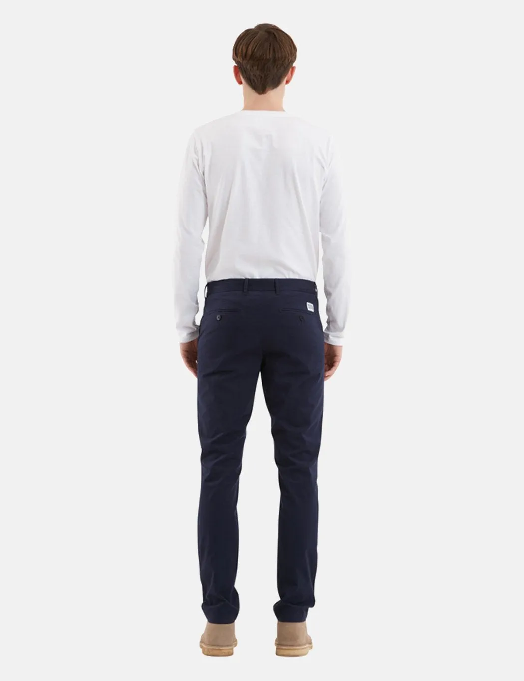 Norse Projects Aros Light Stretch Chino (Slim) - Dark Navy Blue