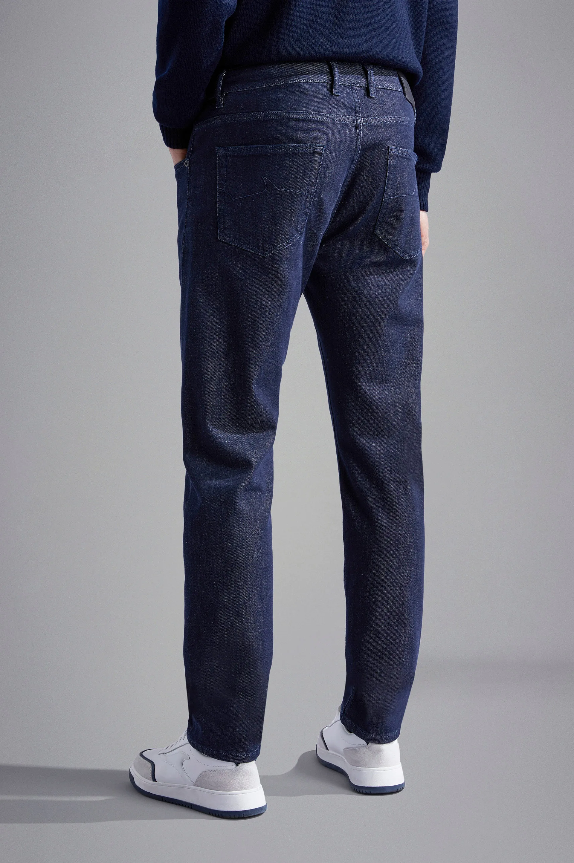 Paul & Shark Denim Stretch Cotton Jeans | Navy