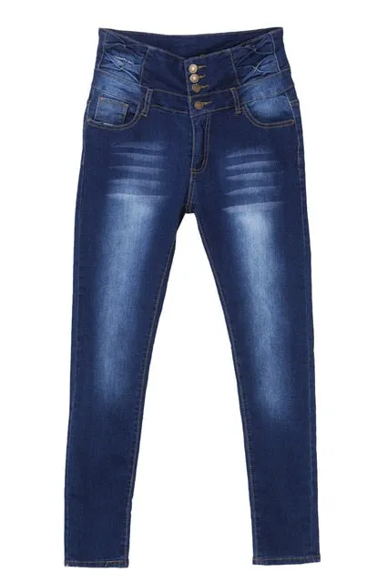 "Genesis" High Waist Skinny Jeans