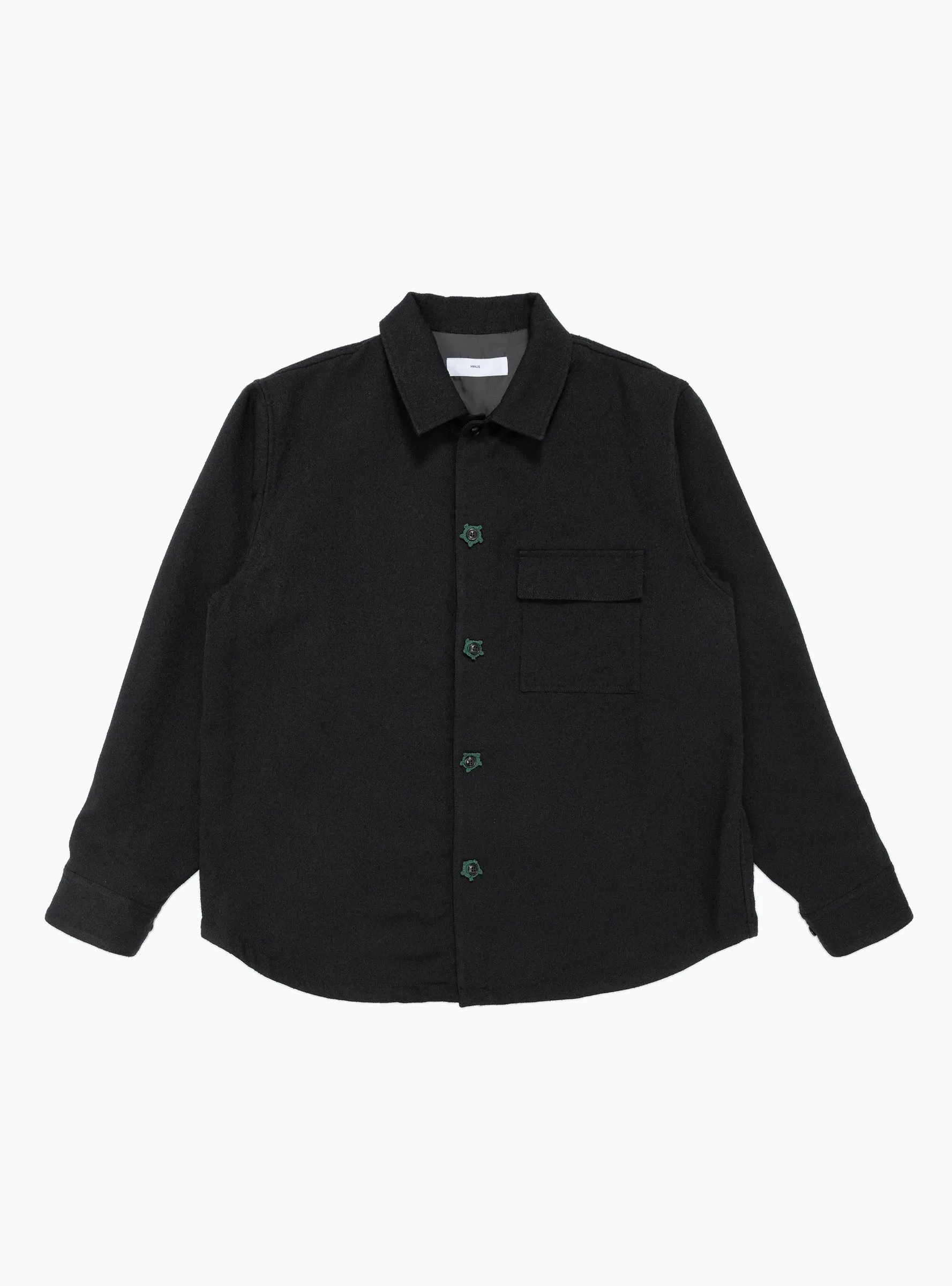 Ring Tweed Shirt Black