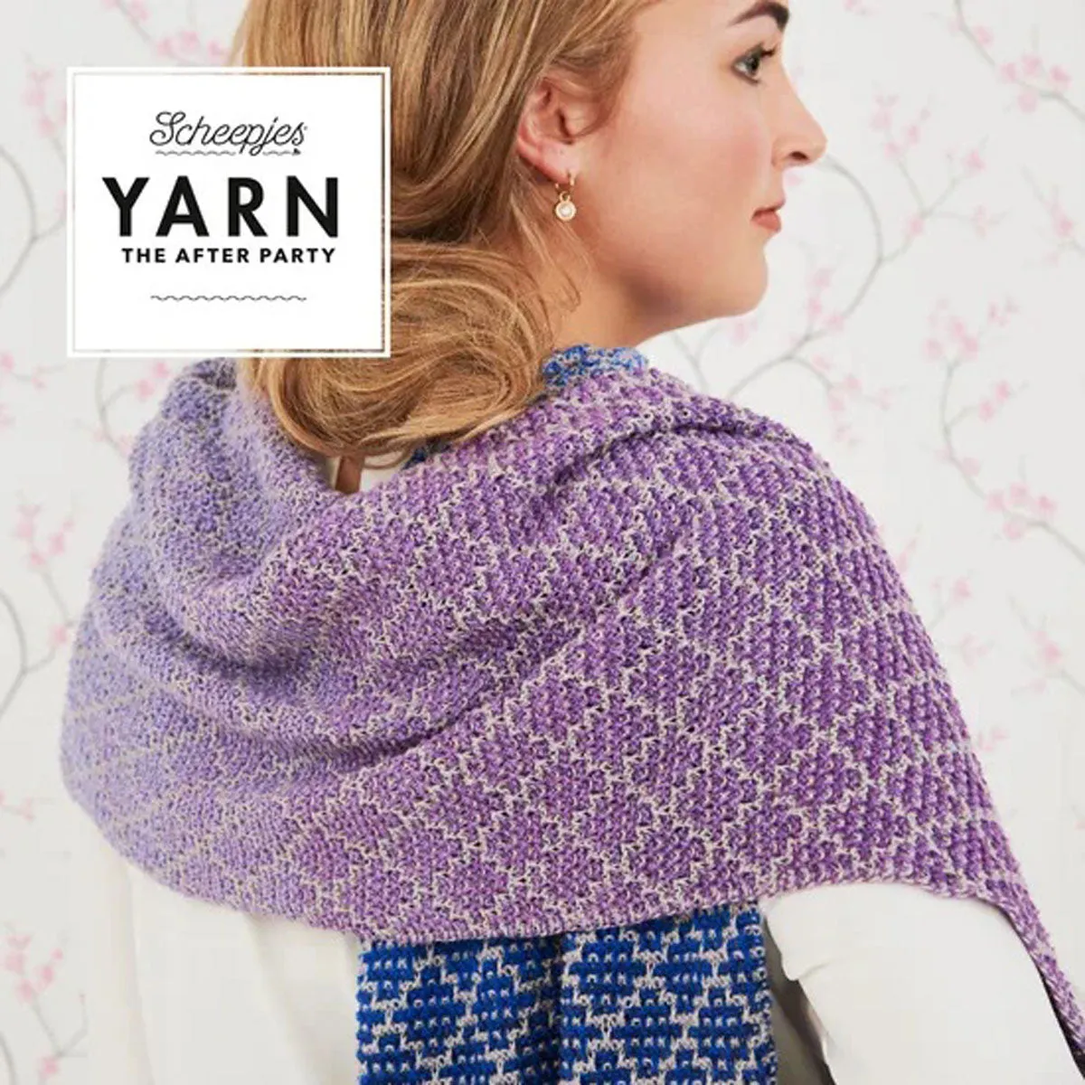 Scheepjes YARN The After Party Patterns - 71 Lavender Trellis Wrap