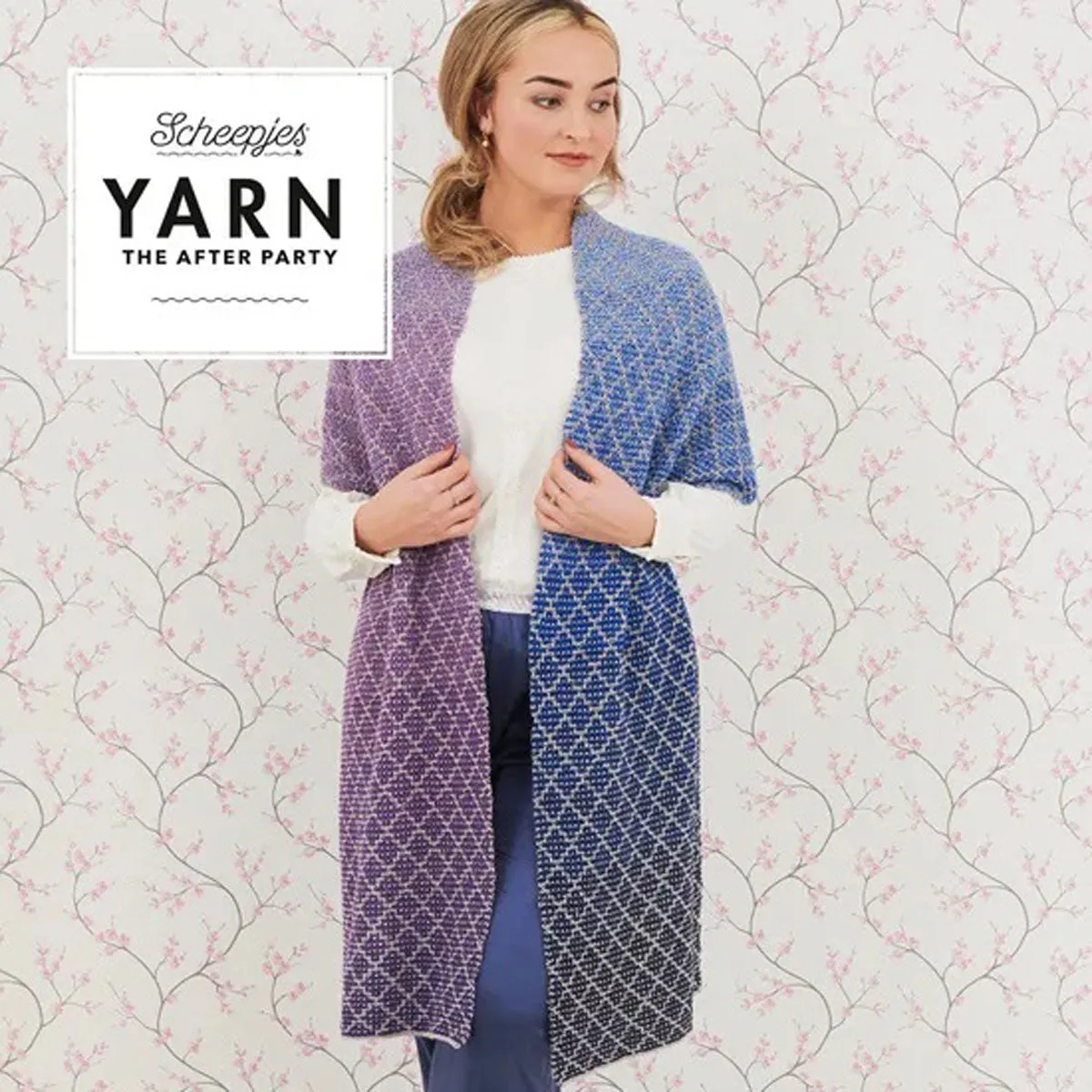 Scheepjes YARN The After Party Patterns - 71 Lavender Trellis Wrap