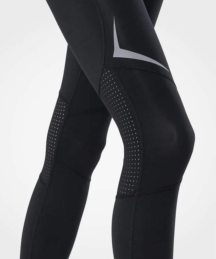 Sculpt Breathable Airhole Running Leggings 22"| Women's High Support Leggings