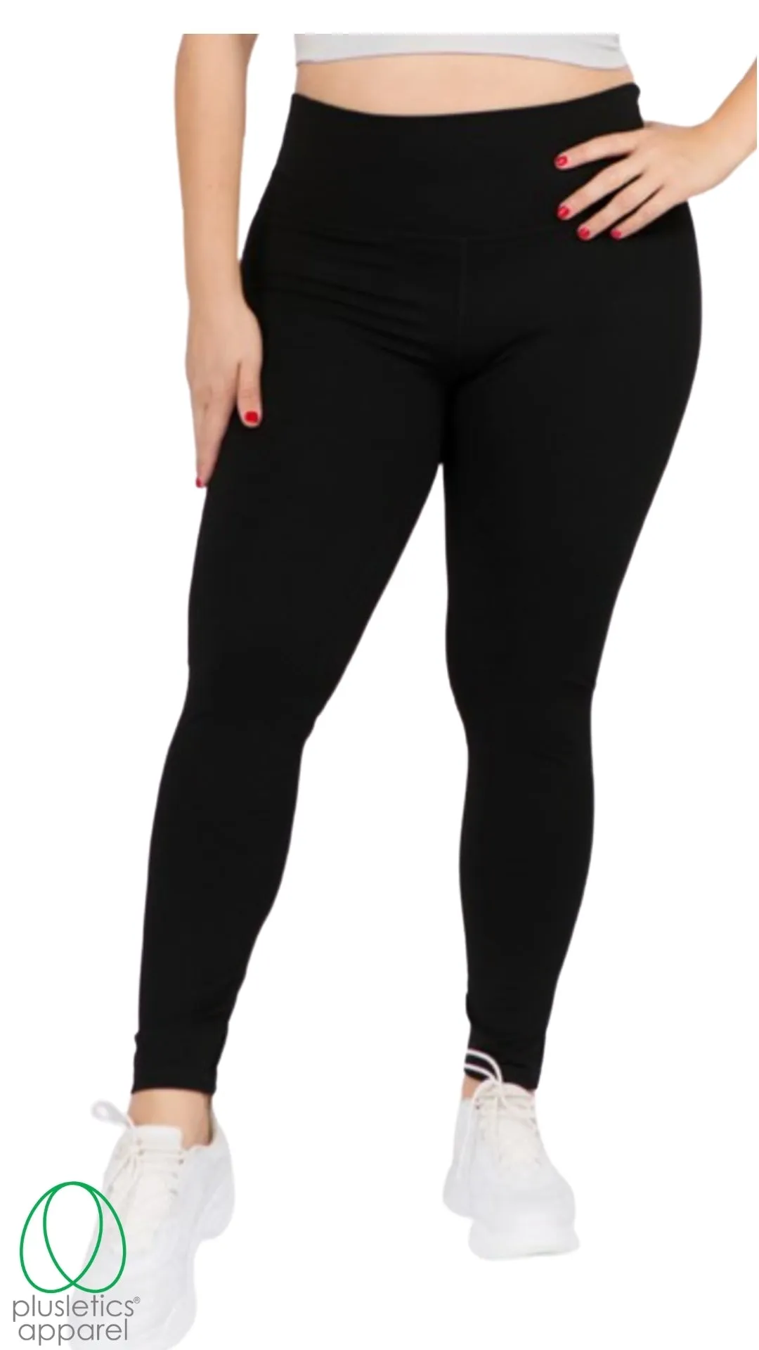 Slim Fit Mobile Pocket Tights - Black