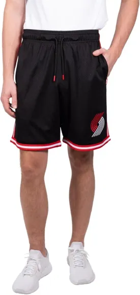 Ultra Game NBA Official Men’s Slam Active Basketball Training Shorts - Unisex, Portland Trail Blazers, Team Color|Portland Trail Blazers