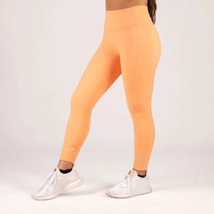 Women's Agility 7/8 High Waisted Leggings - Apricot Crush